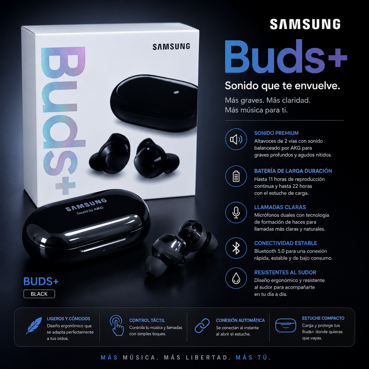 Audífonos Samsung Bluethooth