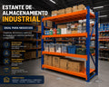 Estante a de almacenamiento grande