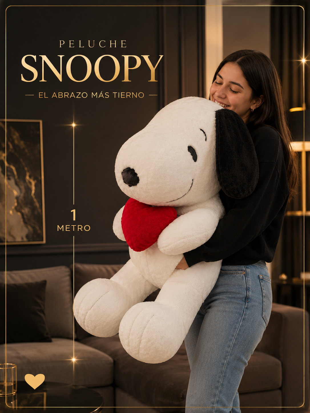 Snoopy peluche gigante