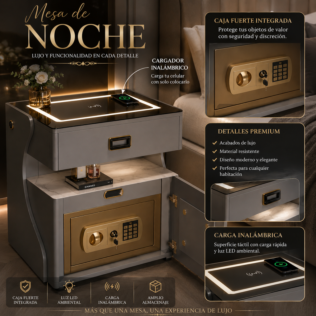 Mesa con caja de seguridad